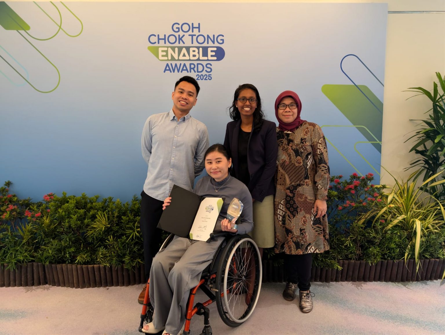 Amanda Chan wins Goh Chok Tong Enable Awards 2025