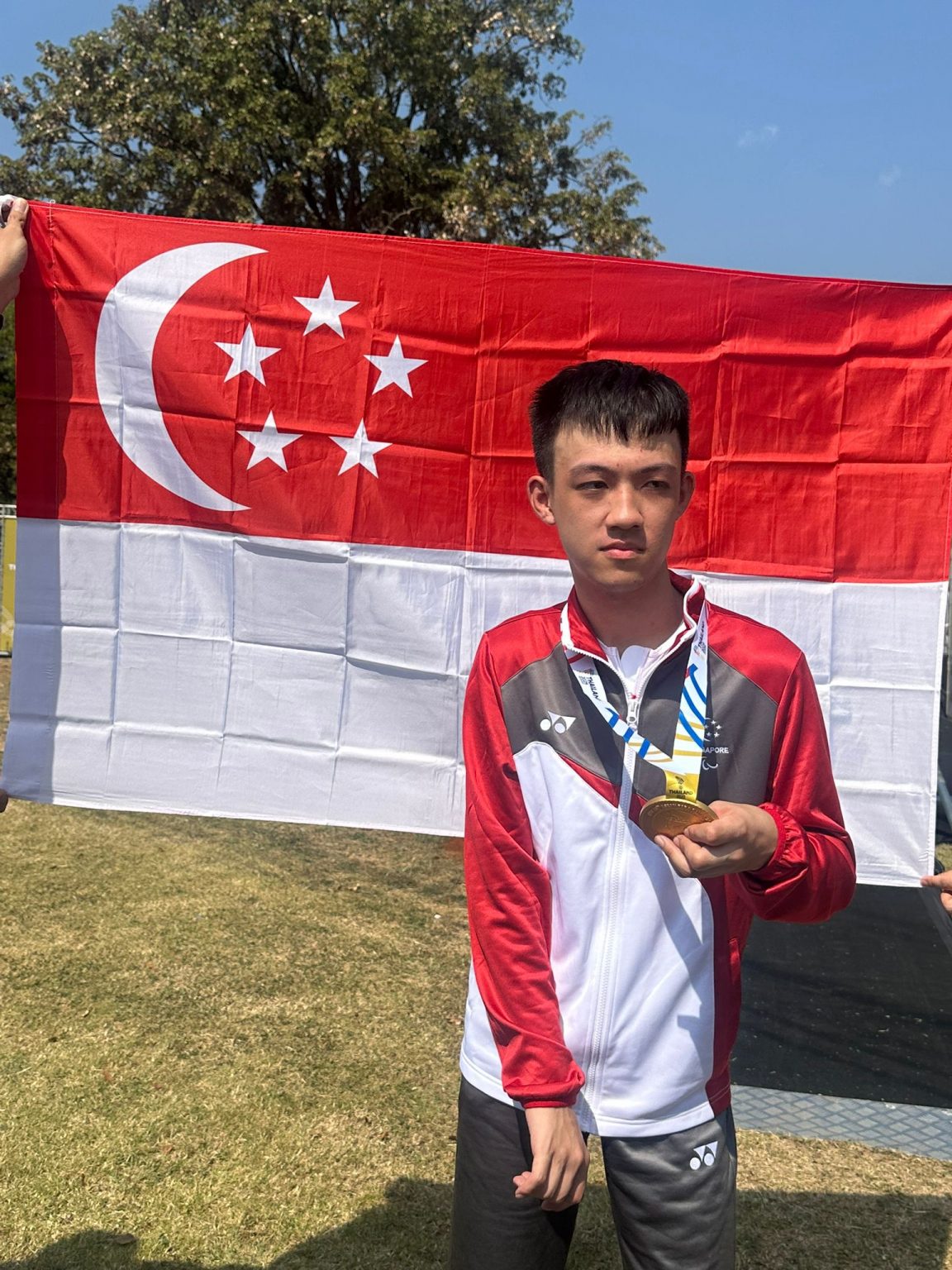 Sebastian Clinched the First GOLD Medal for Singapore at the ASEAN Para Games (APG)