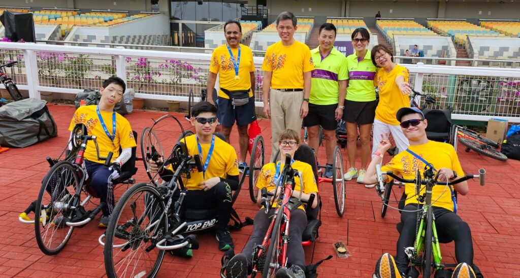 Handcyclist Recreation Team Participated in Run for Inclusion’s Cycling Category