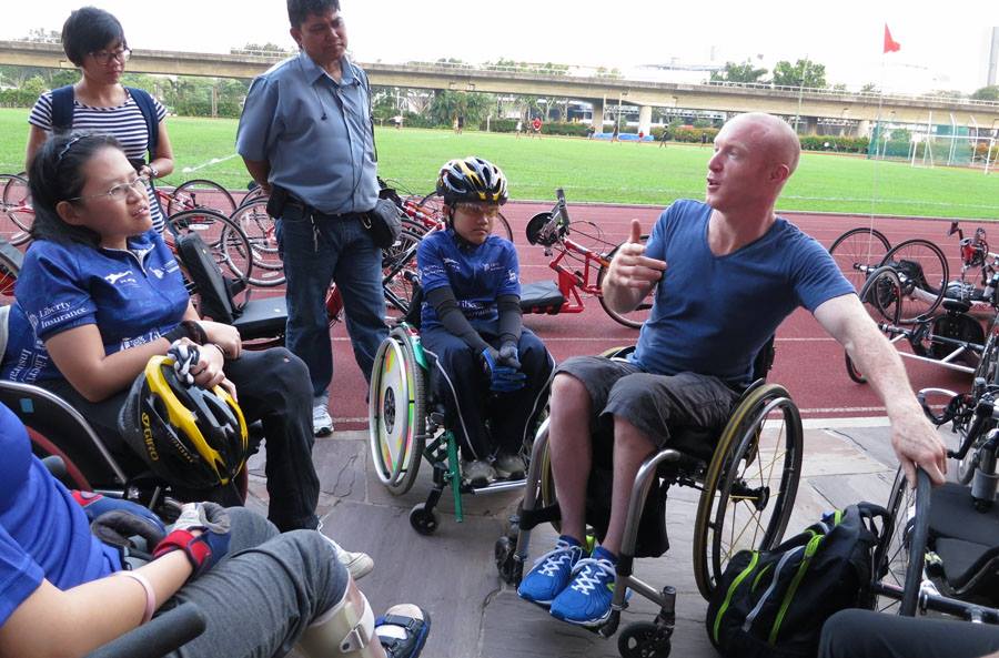Special training with Irish Paralympian Mark Rohan