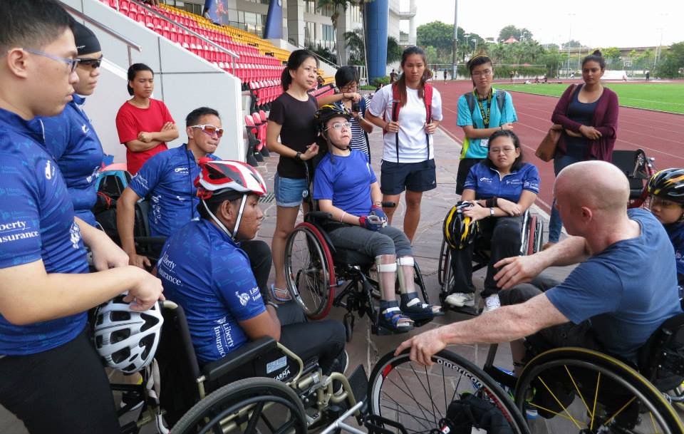 Special training with Irish Paralympian Mark Rohan