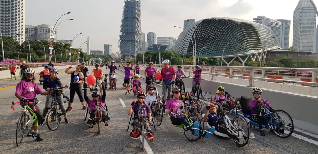 Car-Free Sunday organised by the Urban Redevelopment Authority