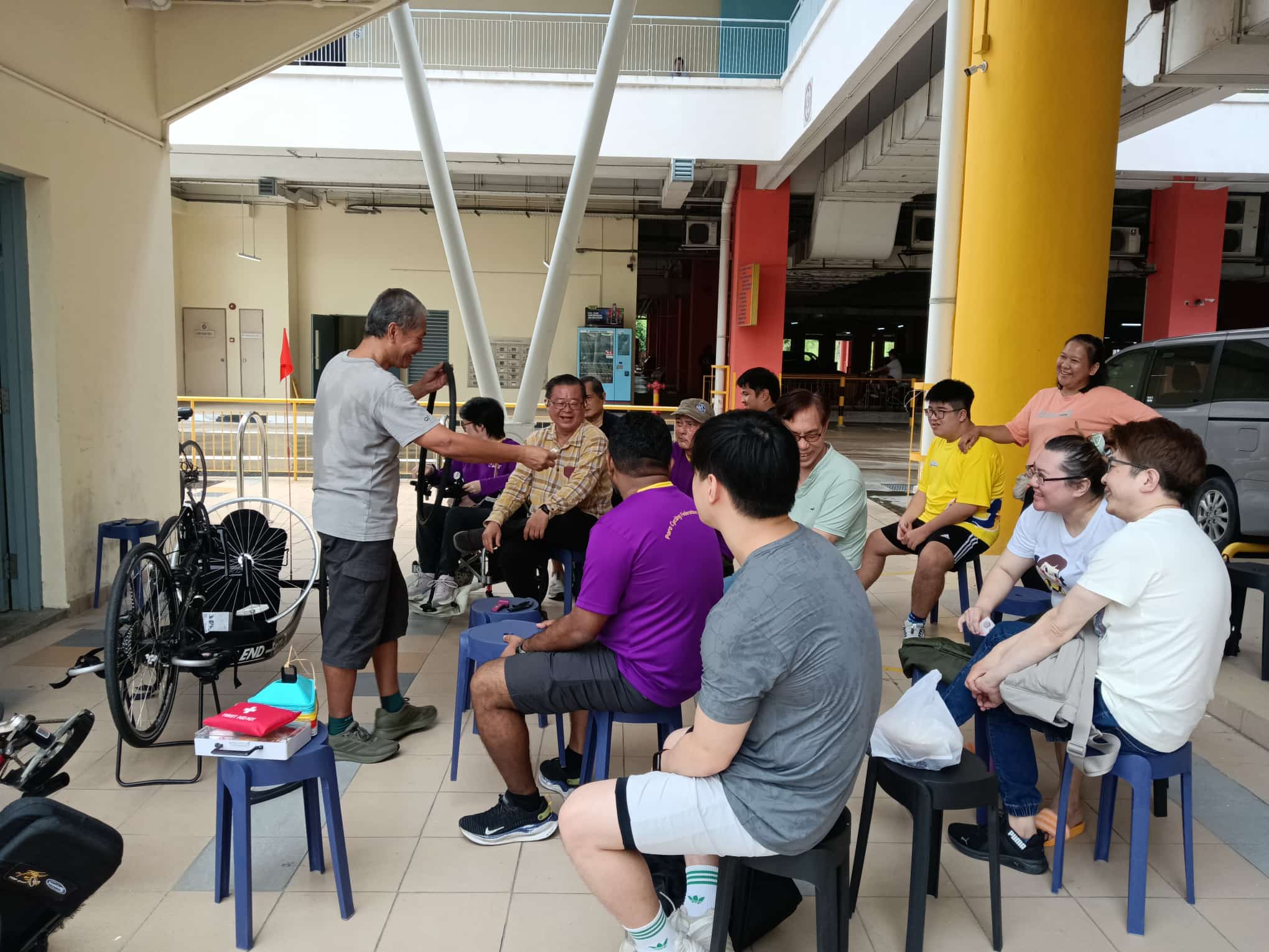 Bike Mechanic Class by Mr. Ayub
