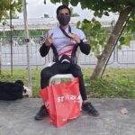 Prashant who clocked a very impressive average speed of 35.5km/h during the OCBC Cycle 2021