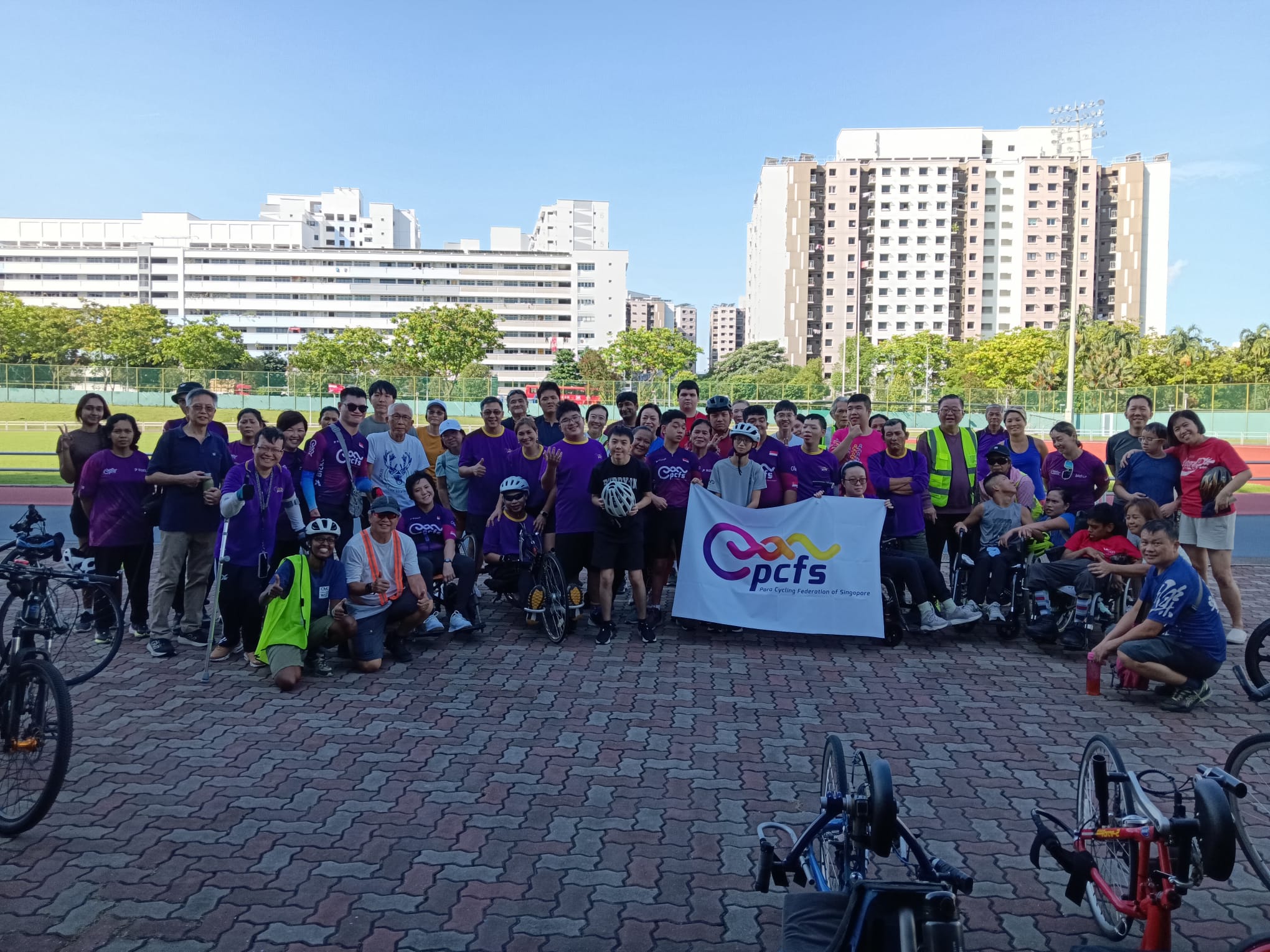 Community Group Photo with PCFS Flag